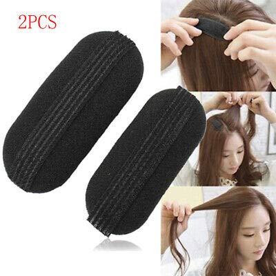Artifice 2 Pcs Black Sponge Hair Clip Volume Padding Bun Updo Hair soft Bumpits with Tic Tak Clips - Image 2