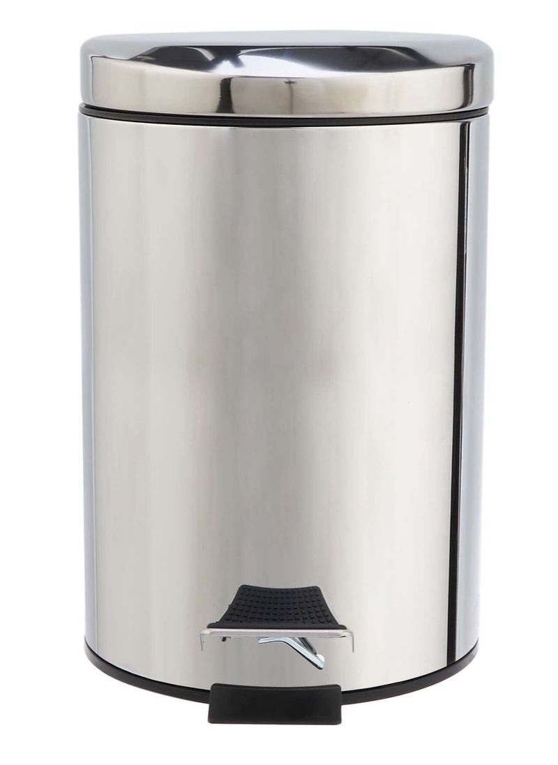 hygic Glossy Design Stainless Steel Pedal Bin 5 Liters  - Image 3
