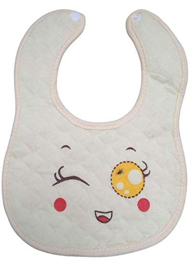 Lappu Baby Button Bibs/Apron Cute Multi Print|with Tich Button| Waterproof Bib Set (Pack Of 3) - Image 2
