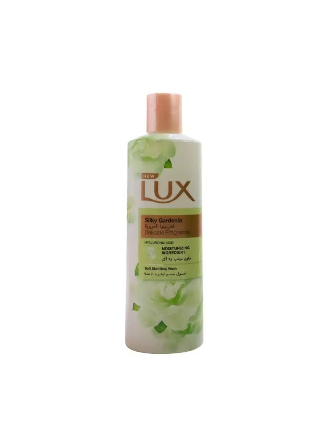 Lux Silky Gardenia Body Wash With Long Lasting Delicate Fragrance And 2X Moisturizing Ingredient For Soft Skin- 250ml - Image 1