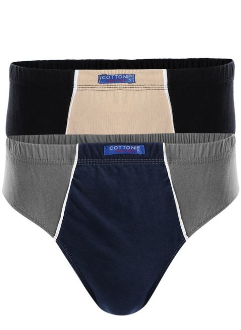 Bundle Of Two Comfy Elastic Waist Briefs