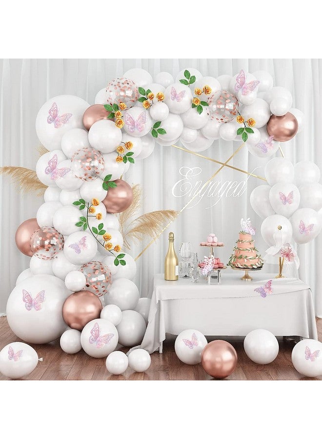 Aixoom 72 PCS Laser Pink Butterfly Decorations, 3D Butterfly Decorations with 3 Styles 3 Sizes, Removable Wall Decor Stickers - Image 3