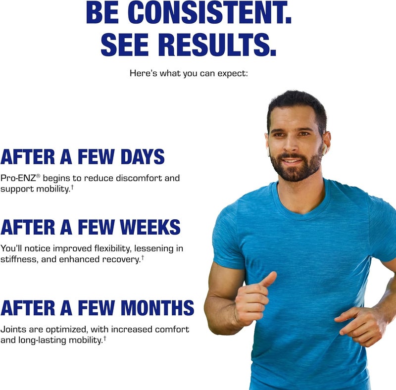 Anabolic Laboratories مكمل دعم المفاصل برو ENZ تركيبة سريرية مكمل الكركم والبوسويليا لدعم حركة وراحة الغضاريف بالإضافة إلى إدارة الإيكوسانويد مع إنزيمات بروتوليتية 60 قرص - Image 4