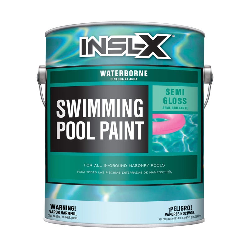 INSL-X Waterborne, Semi-Gloss Acrylic Pool Paint, Royal Blue, 1 Gallon - Image 1