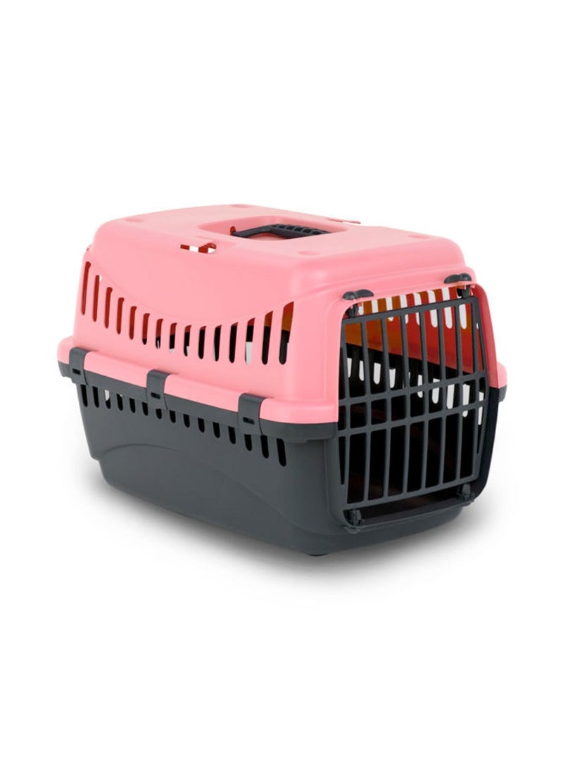 Transportino Gipsy Plastic Door For Dog Cage Pink 46x31x32 Cm Small