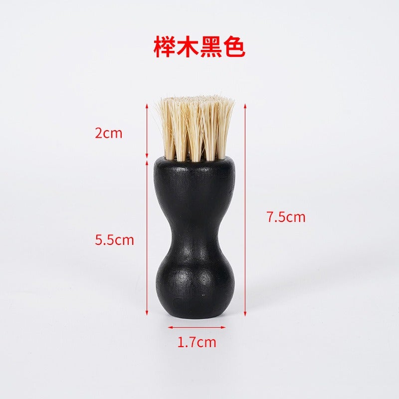 Premium Horsehair Shoe Brush – Soft Bristle Leather Care & Polishing Brush for Shoes, Boots, Bags and Leather Goods