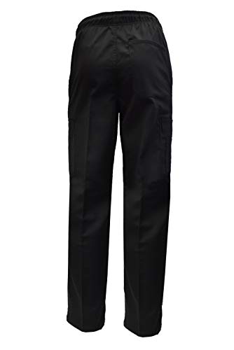 Natural Uniforms Classic Chef Cargo Pants (Black Single, X-Small) - Image 2