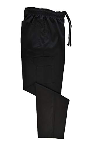 Natural Uniforms Classic Chef Cargo Pants (Black Single, X-Small) - Image 5