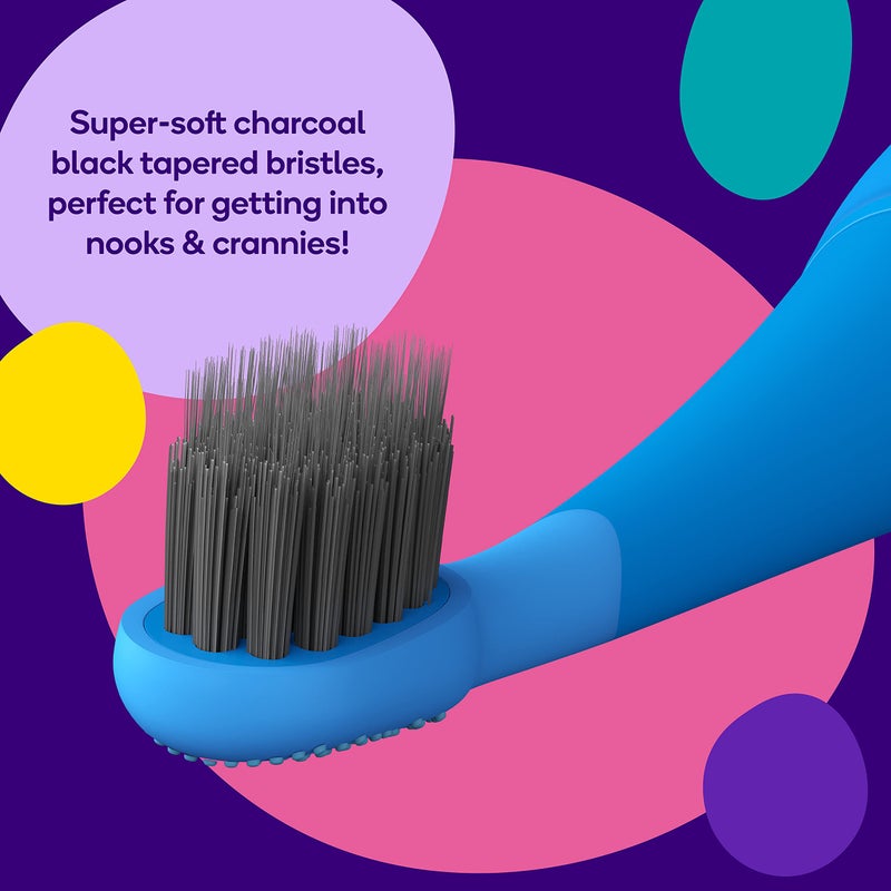 BURST Genuine Replacement Heads for Kids Electric Toothbrush (Pink/3 Pack) | Perfect Fit | Ultra Soft Bristles | 9 Months of Supply - Image 3