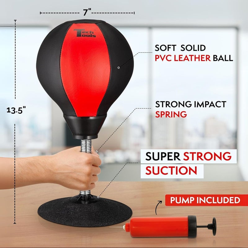 Swabs ® Punching Ball, Freestanding Punching Ball, German Professional Set for Adults, Suction Cups, High Resilience, Practice, Quiet Specification, Adjustable Height - Image 1