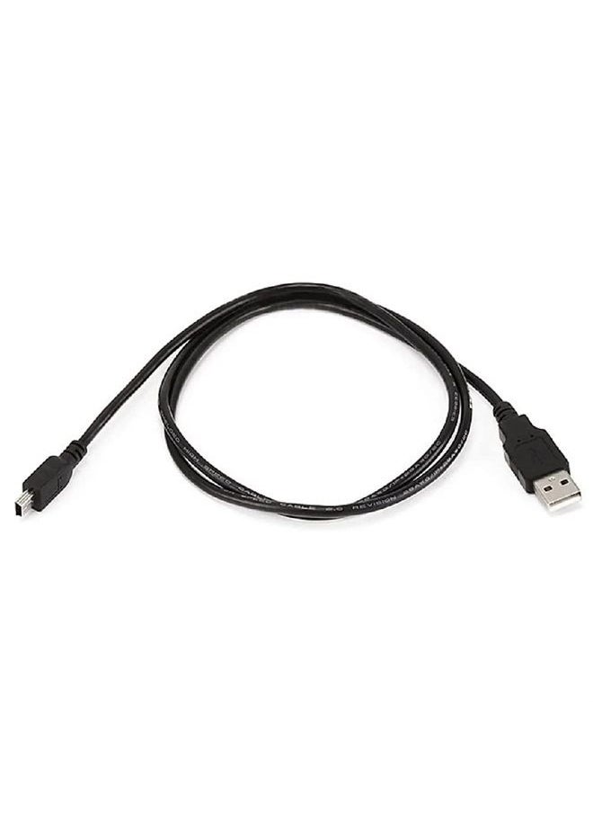 Synergy Digital - USB Cable, Compatible with Canon EOS 80D Digital Camera USB Cable 3' USB 2.0 A to Mini B - (5 Pin) - Image 1