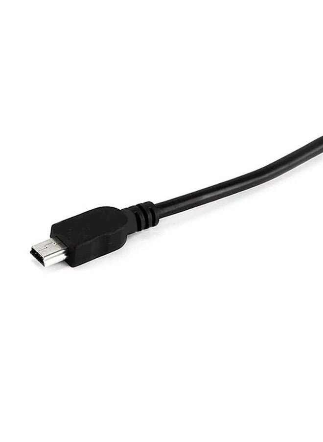 Synergy Digital - USB Cable, Compatible with Canon EOS 80D Digital Camera USB Cable 3' USB 2.0 A to Mini B - (5 Pin) - Image 1