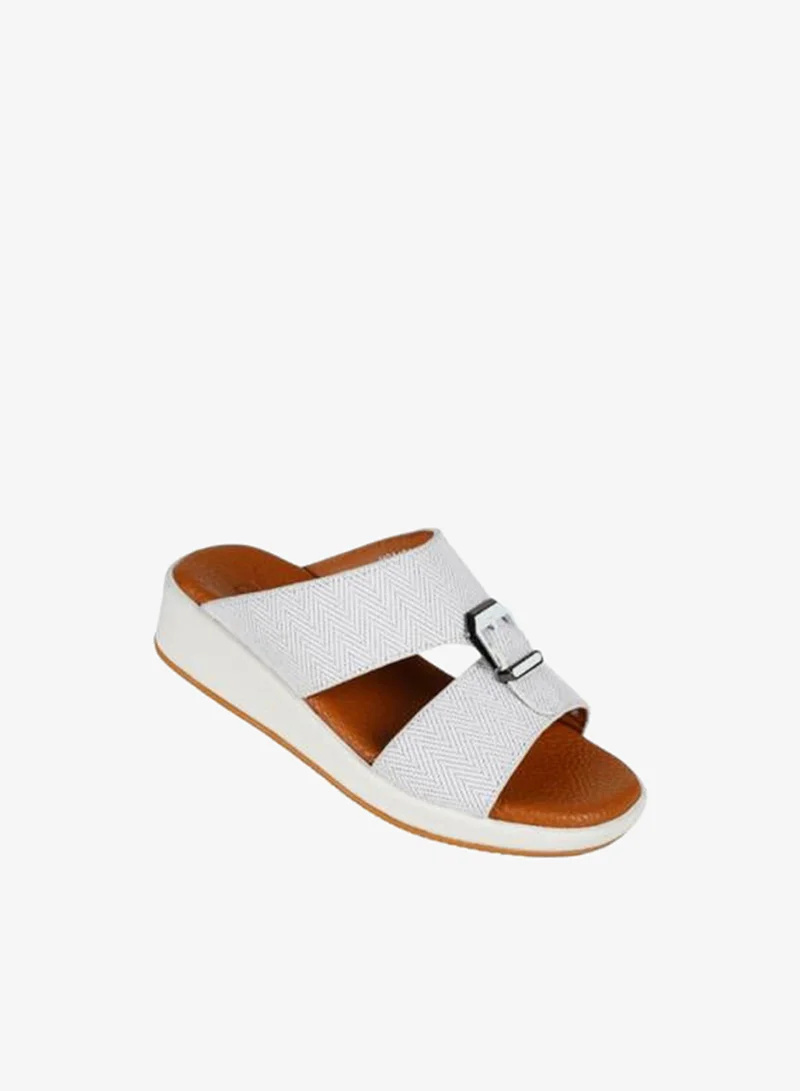 barjeel uno 008-3677 Barjeel Uno Boys Arabic Sandals MSA124 B White