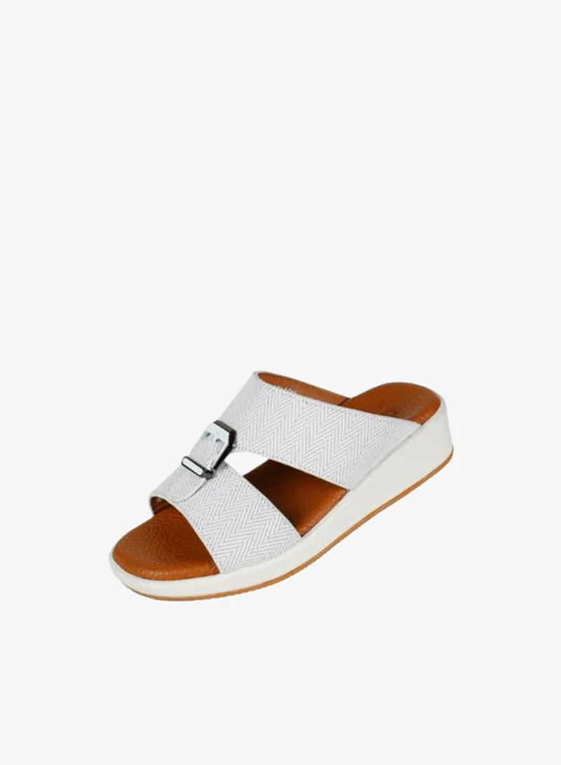 barjeel uno 008-3677 Barjeel Uno Boys Arabic Sandals MSA124 B White