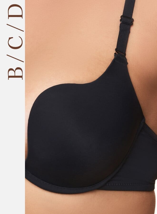 Every Woman Knows U-shaped Plunging Underwire Bra with Adjustable Straps and Molded Foam Cups 34-44 BCD - Image 2