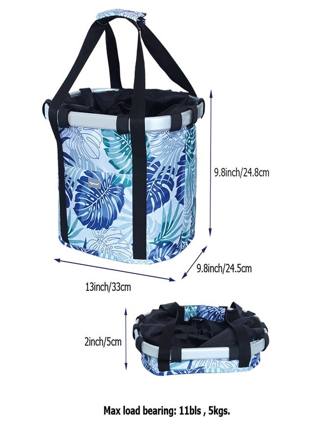RAYMACE Bicycle Basket Dog Bike Handlebar Basket Front,Folding Detachable Quick Release Easy Install,Cycling Picnic Bag - Image 4