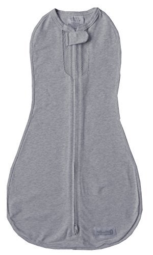 Woombie Air Nursery Swaddling Blanket - For Babies Up to 6 Months - Vented (Twilight/Heathered Gray, 14-19 lbs) - Image 1