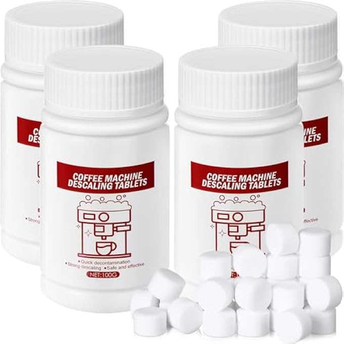 Azonee Espresso Machine Cleaning Tablets 600 Pcs Compatible With Breville Barista Express Gaggia Delonghi Jura Philips Coffee Maker Pot Descaling Tablets For Baristas Clean Coffee Grease Residue - Image 1