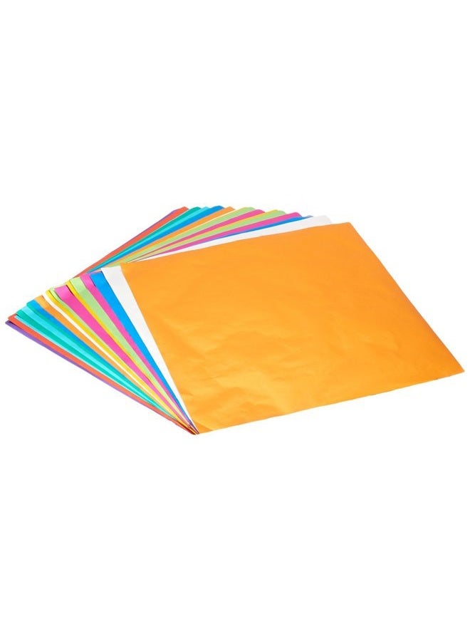 Aitoh Origami Paper x 9.75-inch 18 Sheets-Assorted Foil, Other, Multicoloured, 25.4 x 25.4 x 27.94 cm - Image 1