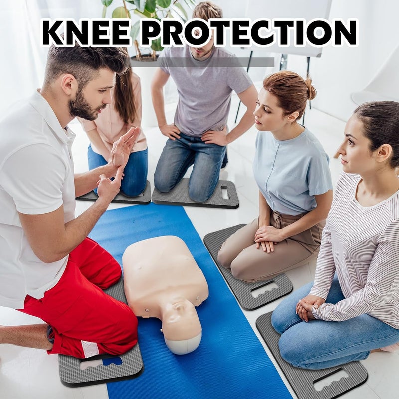 Riakrum Garden Kneeling Pad Garden Knee Pads Thick Foam Knee Mat Waterproof Knee Cushions for Kneeling Multi Functional Kneeler for Praying, Gardening, Baby Bath, Yoga, 15.4 x 6.7 Inch (Gray,20 Pcs) - Image 5