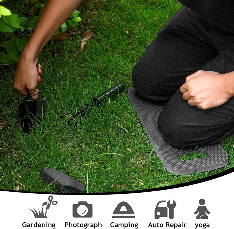 Riakrum Garden Kneeling Pad Garden Knee Pads Thick Foam Knee Mat Waterproof Knee Cushions for Kneeling Multi Functional Kneeler for Praying, Gardening, Baby Bath, Yoga, 15.4 x 6.7 Inch (Gray,20 Pcs) - Image 3