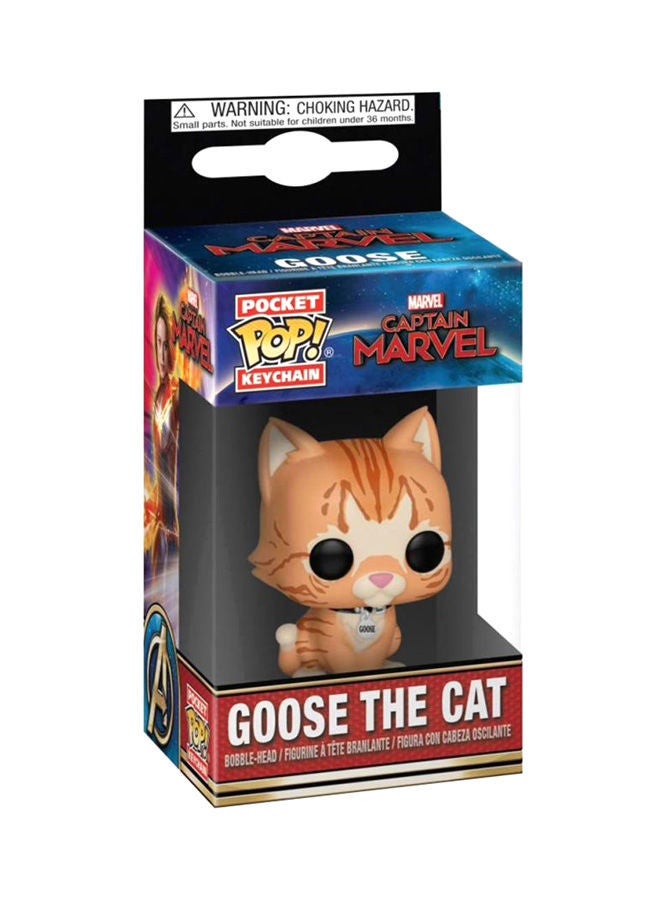 NIBEMINENT Pop! Captain Marvel Cat Eater Figure Toy Keychain - Image 3