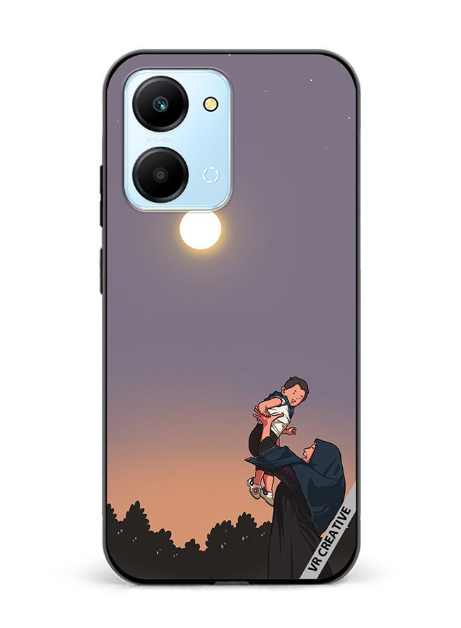 VR CREATIVE Protective Case Cover For Honor Play7T Last Child Design Multicolour - Image 1
