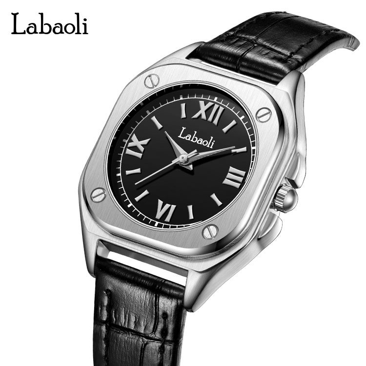 Labaoli Vintage Roman Numeral Square Light Luxury Women's Watch - Niche High-End Quartz Wristwatch - Image 3