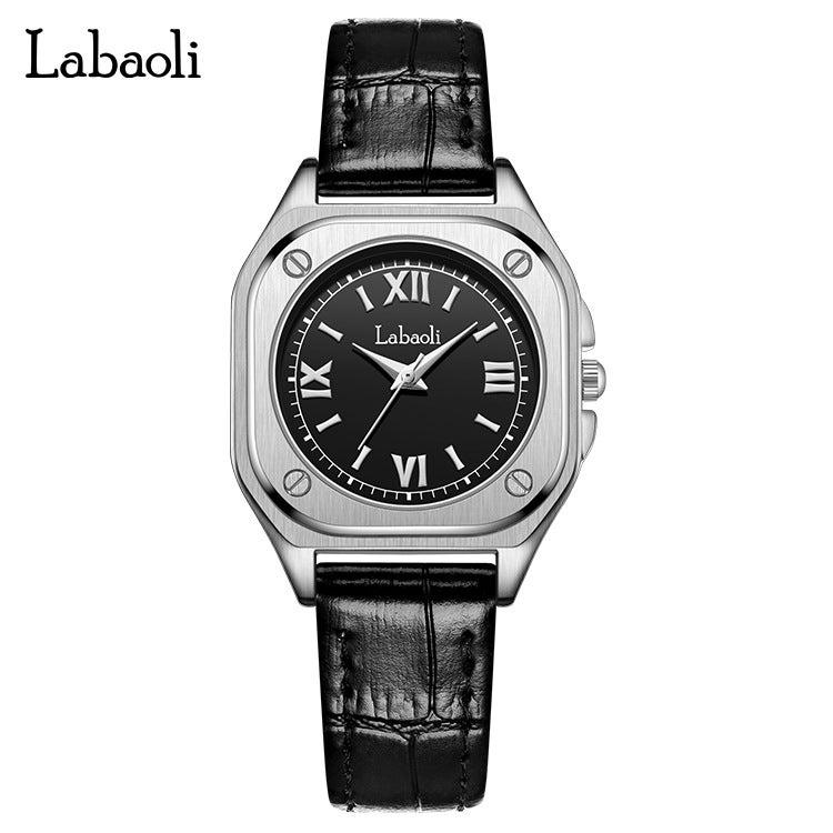 Labaoli Vintage Roman Numeral Square Light Luxury Women's Watch - Niche High-End Quartz Wristwatch - Image 1