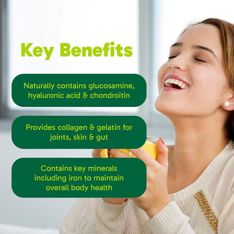 Organika Bone Broth Chicken Protein Powder - Original Flavor, 300g - Image 5