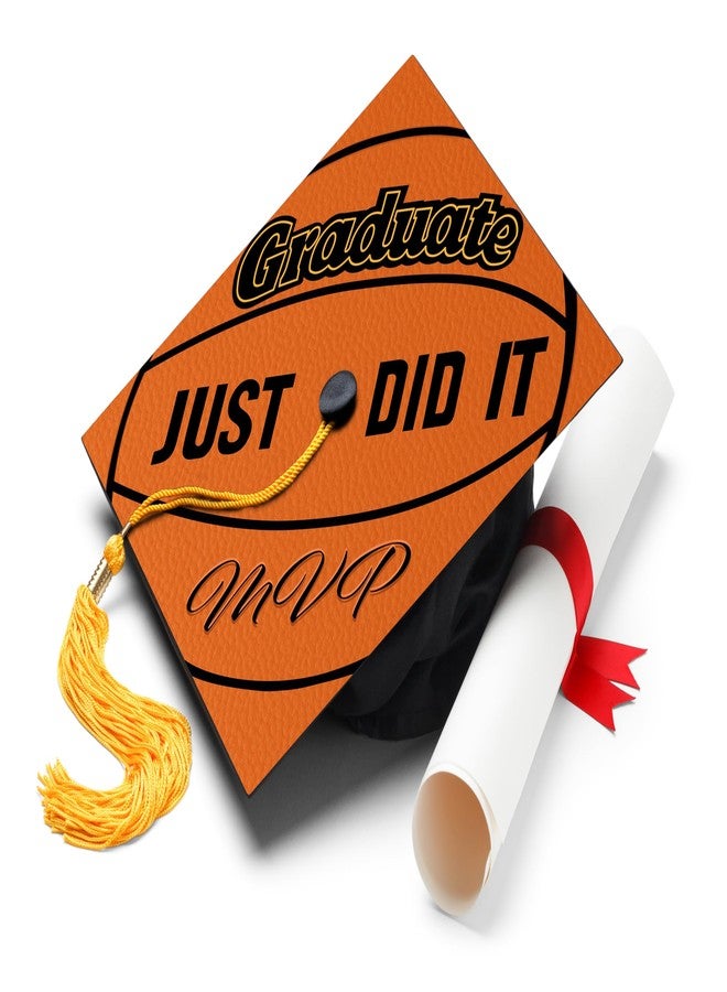 ADVANSYNC Just Did It Basketball Graduation Cap Topper - Image 1