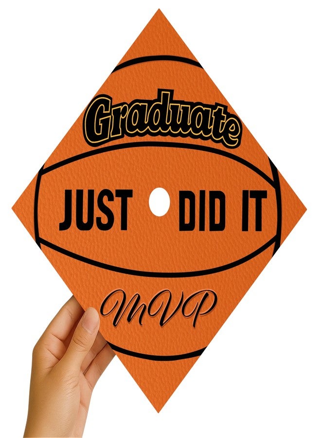 ADVANSYNC Just Did It Basketball Graduation Cap Topper - Image 3