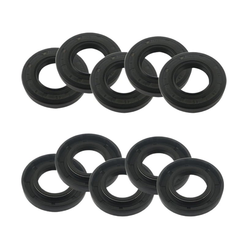 25x40x10mm NBR Black TC Oil Seal Ring Radial Shaft Seal Gasket 10 Pieces - Image 2