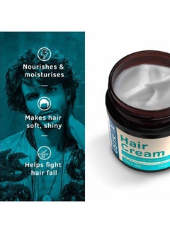 Hair Cream For Men - 100G - For Daily Use With Light Hold- Style & Nourishment | Wheat Germ Oil | Wild Flax Seed Extracts | Moisturizes Hair | Non-Sticky, Sulphate & Paraben Free - pzsku/Z4269282E8D371819C1DBZ/45/_/1735566891/24fd6e2d-c4a2-45b4-bd6f-780f34cf63b7