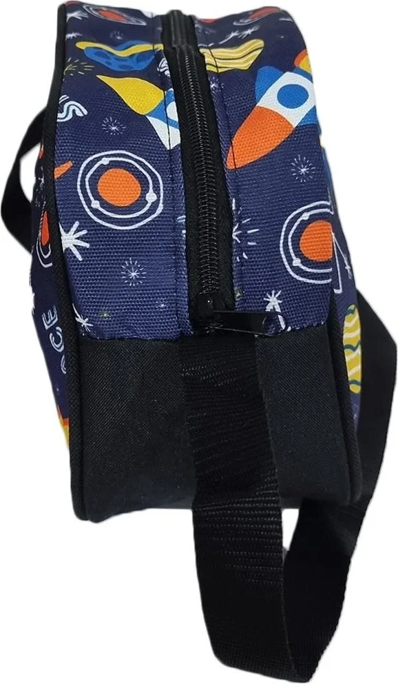 ماشو تريند 3 Compartment Space School Bag + Lunch Rocket Bag Primary School Bag Backpack Boys Bag