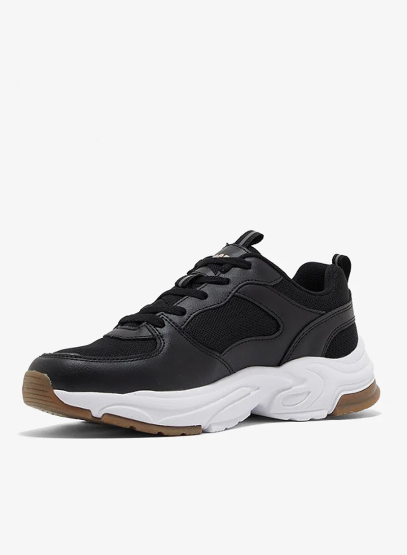 يو اس بولو اسن U.S. Polo Assn. Women’s SORLEY GLB 6FX Chunky Sole Sneakers - Black