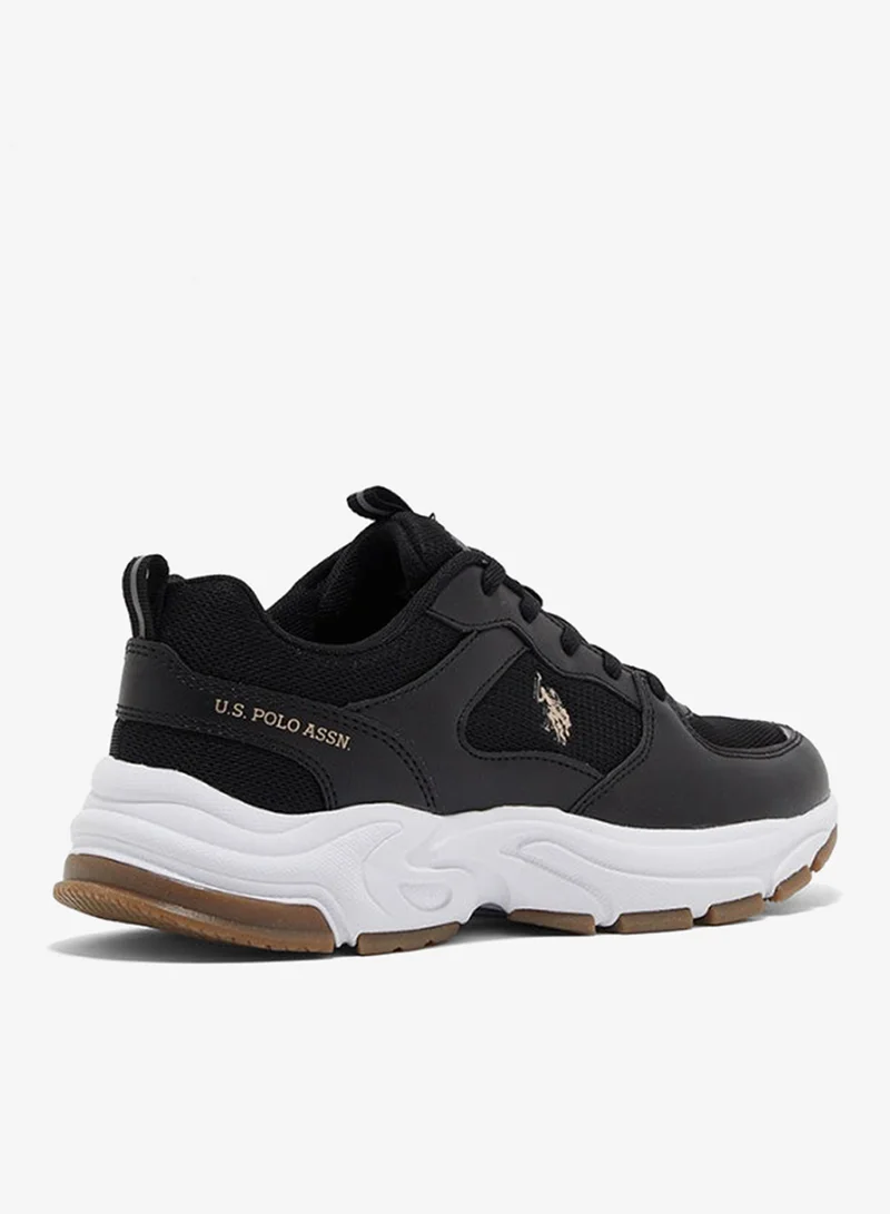 U.S. Polo Assn. black U.S. Polo Assn. Women’s SORLEY GLB 6FX Chunky Sole Sneakers - Black for Women | Best Price UAE