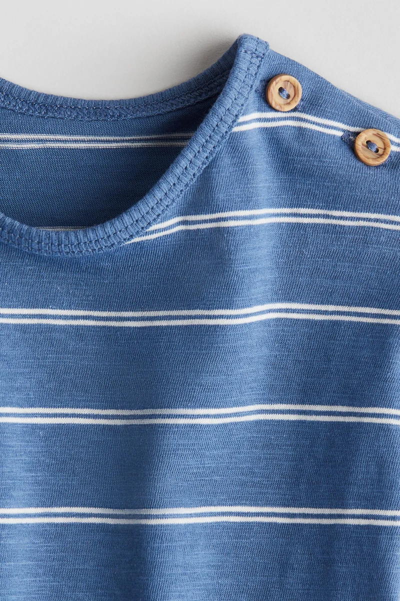 H&M Button-detail cotton top