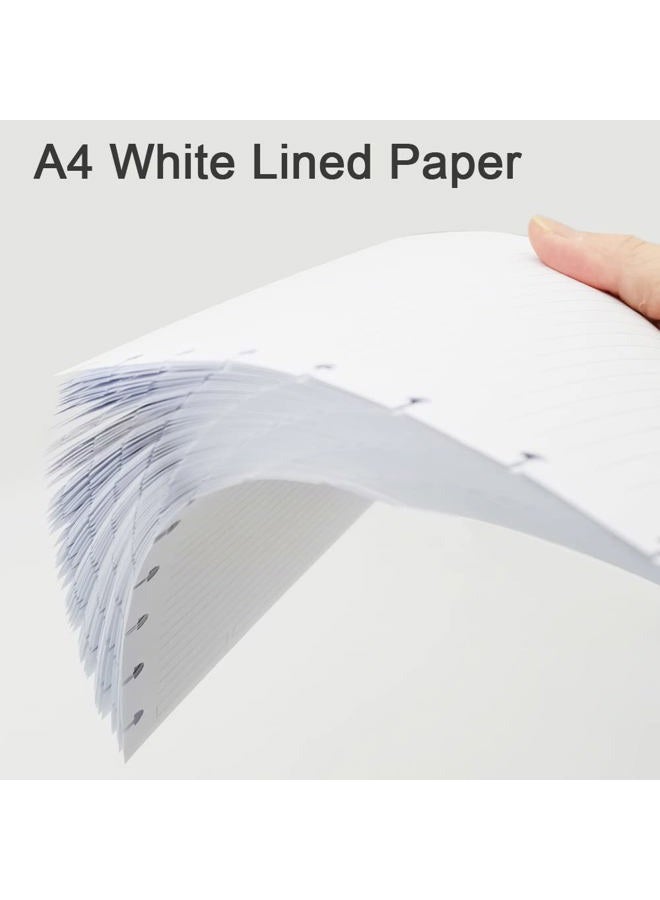 Nokingo (Pack of 2) Letter Size Refills Paper, A4 Loose Leaf Paper for TUL Custom Note-Taking System Discbound Notebook Planner Inserts, 200 Sheets/400 Pages, White, 8.5 X 11 Inch - Image 3