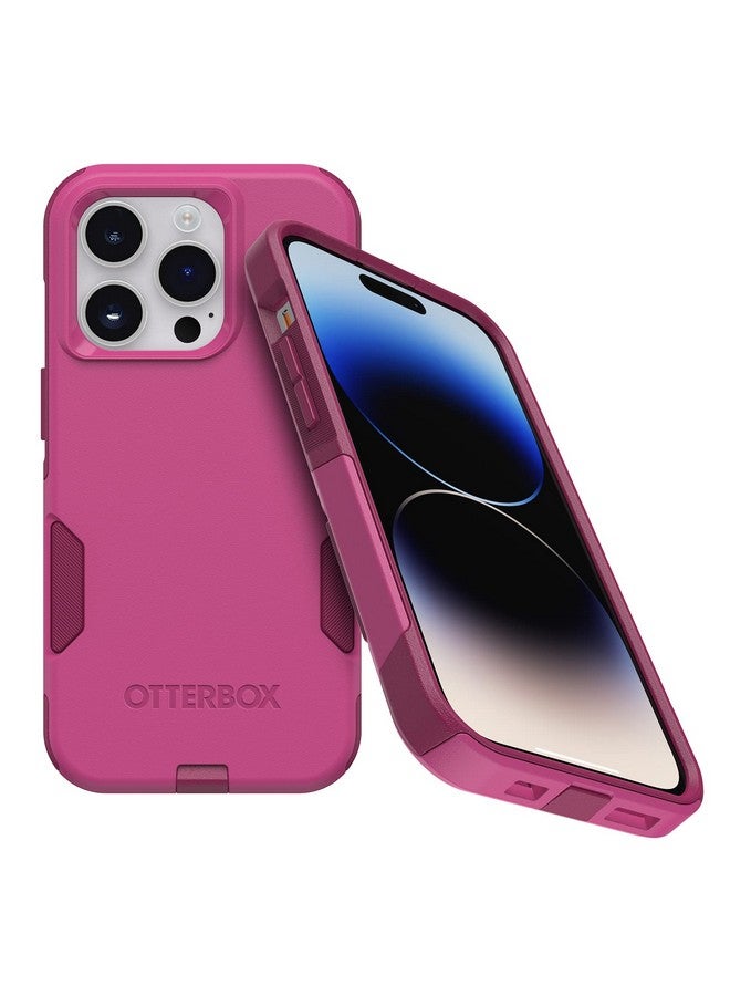 أوتربوكس جراب OtterBox Commuter Series لهاتف iPhone 14 Pro (فقط) - INTO The Fucshia (وردي)، نحيف ومتين، مناسب للجيب، مع حماية للمنافذ - Image 1