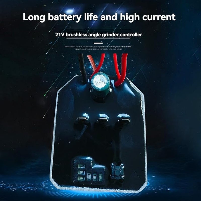 Brushless Angle Grinder Controller Board 60A 21V Power Tool Motherboard Accessory - Image 4