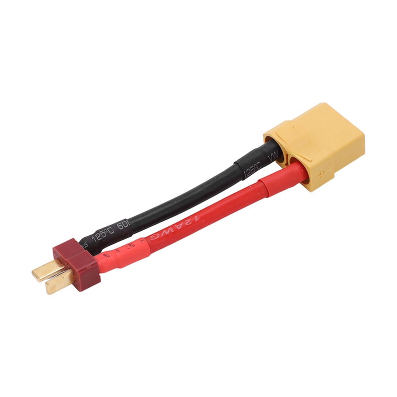 T Plug to XT90 Female Adapter T Male to XT90 Female Connector Adapter with 12AWG 97mm Cable - Image 5