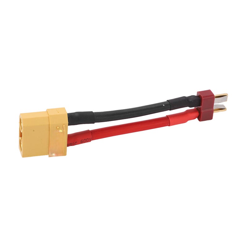 T Plug to XT90 Female Adapter T Male to XT90 Female Connector Adapter with 12AWG 97mm Cable - Image 2
