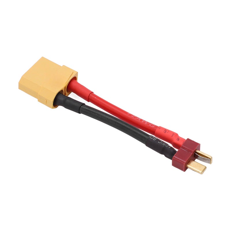 T Plug to XT90 Female Adapter T Male to XT90 Female Connector Adapter with 12AWG 97mm Cable - Image 4