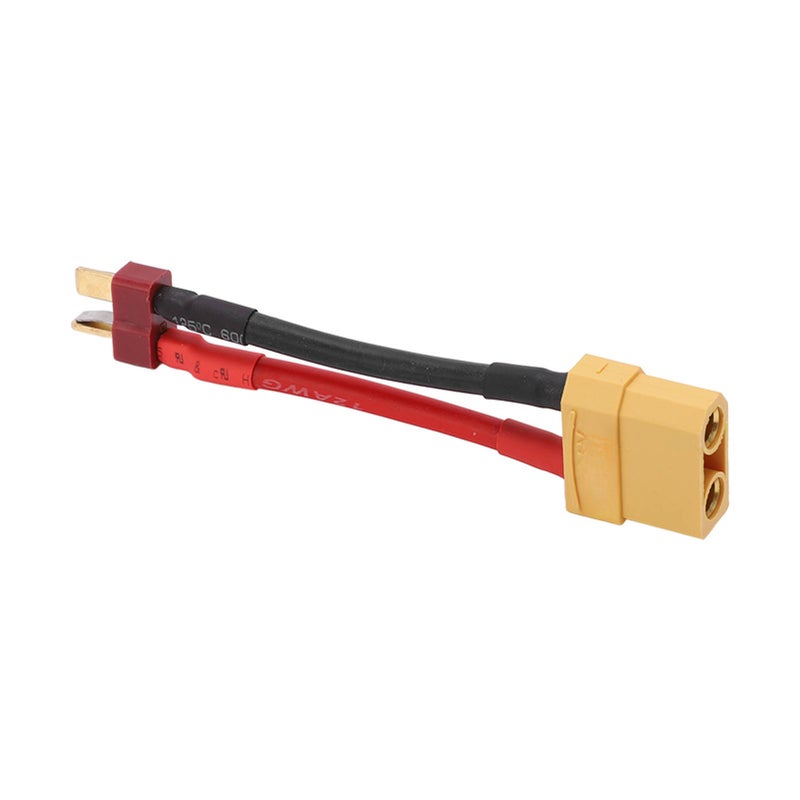 T Plug to XT90 Female Adapter T Male to XT90 Female Connector Adapter with 12AWG 97mm Cable - Image 3