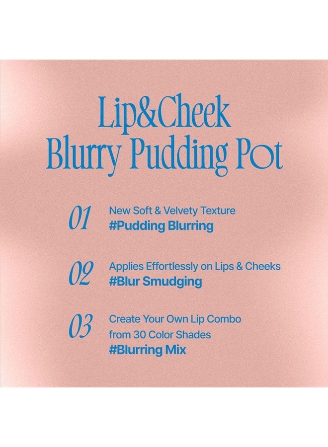 fwee Lip&Cheek Blurry Pudding Pot | Just me Moment - Like | Makeup Blush, Buildable Lightweight, Multi-Use Soft Matte Finish | 5g - Image 3