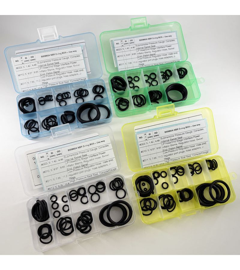 Transparent O Ring Replacement Kit Sealing Rings AS568 Standard 003 011 - Image 2