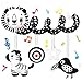 FQKIOMY Black and White High Contrast Baby Toys Sensory Infant Hanging Carseat Stroller Toy for Newborns 06612Months Perfect Easter Birthday Baby Shower for Babies Boys Girls - Image 3