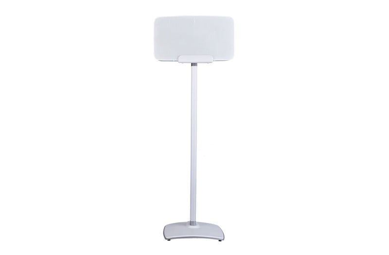 SANUS Wireless Speaker Stand for Sonos Five and Sonos Play5 Audio Enhancing Design for Vertical Horizontal Audio with Builtin Cable Management Premium Alloy Materials WSS52W2 White
