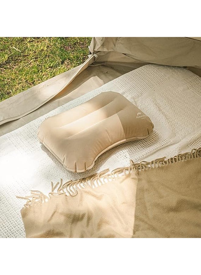 PU Flocking Comfortable Sleeping Pillow Khaki | Rectangular Bed Pillow with Gusseted Side Band Design for Superior Comfort - pzsku/Z4269CE1EEA67C483CDEDZ/45/_/1733917035/9cf2cbab-3994-472b-8907-f0bd51ddbb47